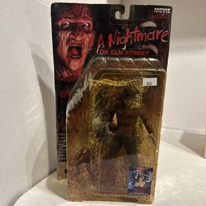 Movie Maniacs McFarlane Nightmare on Elm Street Freddy Acton Figure Vtg 1998